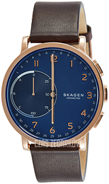 Skagen Hagen Niebieski/Skóra Ø42 mm SKT1103