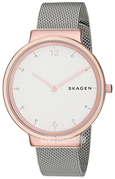 Skagen Ancher Biały/Stal Ø34 mm SKW1086