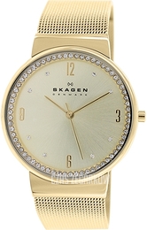 Skagen Ancher Żółte złoto/Stal w odcieniu złota Ø34 mm SKW2129