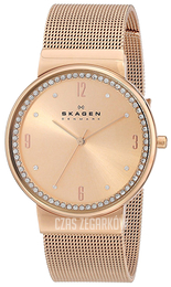 Skagen Ancher Różowe złoto/Stal w kolorze różowego złota Ø34 mm SKW2130