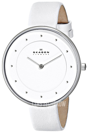 Skagen Gitte Biały/Skóra Ø38 mm SKW2136