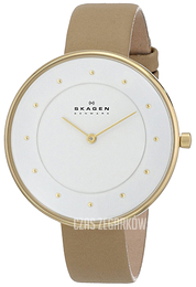 Skagen Gitte Biały/Skóra Ø38 mm SKW2137