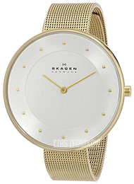Skagen Gitte Srebrny/Stal w odcieniu złota Ø38 mm SKW2141