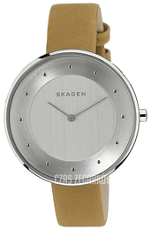 Skagen Gitte Srebrny/Skóra Ø38 mm SKW2326