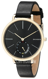 Skagen Hagen Czarny/Skóra Ø34 mm SKW2354