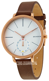 Skagen Hagen Biały/Skóra Ø34 mm SKW2356