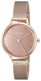 Skagen Anita Różowy/Stal w kolorze różowego złota Ø30 mm SKW2413