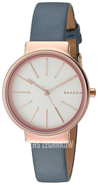 Skagen Ancher Biały/Skóra Ø30 mm SKW2482