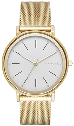 Skagen Hald Biały/Stal w odcieniu złota Ø34 mm SKW2509