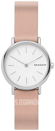 Skagen Signatur Biały/Skóra Ø30 mm SKW2695