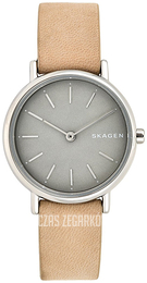 Skagen Signatur Szary/Skóra Ø30 mm SKW2696