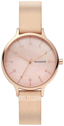 Skagen Anita Różowy/Skóra Ø36 mm SKW2704