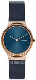 Skagen Freja Niebieski/Skóra Ø34 mm SKW2706