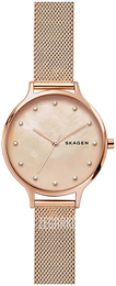 Skagen Anita Różowe złoto/Stal w kolorze różowego złota Ø36 mm SKW2773
