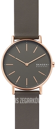 Skagen Signatur Szary/Skóra Ø38 mm SKW2794