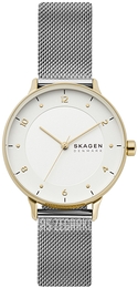 Skagen Riis Biały/Stal Ø36 mm SKW2912