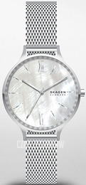 Skagen Anita Biały/Stal Ø30 mm SKW2966