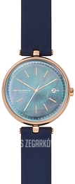 Skagen Karolina Niebieski/Skóra Ø36 mm SKW2981