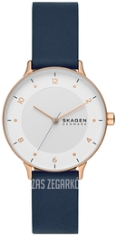 Skagen Riis Biały/Skóra Ø36 mm SKW3090