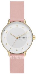 Skagen Riis Biały/Skóra Ø36 mm SKW3093
