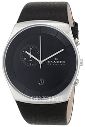 Skagen Havene Czarny/Skóra Ø42 mm SKW6070