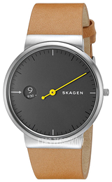 Skagen Ancher Szary/Skóra Ø40 mm SKW6194