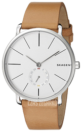 Skagen Hagen Biały/Skóra Ø40 mm SKW6215