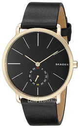 Skagen Hagen Czarny/Skóra Ø40 mm SKW6217