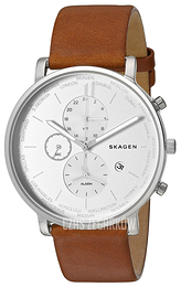Skagen Hagen Srebrny/Skóra Ø42 mm SKW6299
