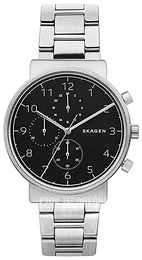 Skagen Ancher Czarny/Stal Ø40 mm SKW6360