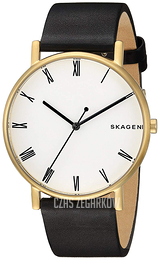 Skagen Signatur Biały/Skóra Ø40 mm SKW6426