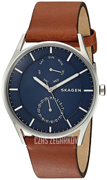 Skagen Holst Niebieski/Skóra Ø40 mm SKW6449