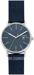 Skagen Signatur Niebieski/Skóra Ø40 mm SKW6451