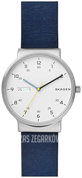 Skagen Ancher Biały/Skóra Ø40 mm SKW6455