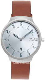 Skagen Grenen Srebrny/Skóra Ø38 mm SKW6522
