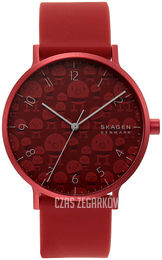 Skagen Ancher Czerwony/Guma Ø41 mm SKW6632