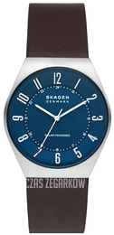 Skagen Grenen Solar Powered Niebieski/Skóra Ø37 mm SKW6838