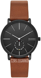 Skagen Hagen Czarny/Skóra Ø40 mm SKW7603