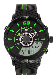 So & Co New York Monticello Czarny/Guma Ø45 mm 5035.5