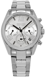 So & Co New York Madison Srebrny/Stal Ø36 mm 5064.1