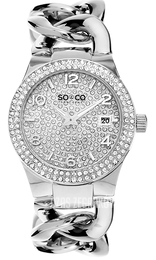 So & Co New York SoHo Srebrny/Stal Ø38 mm 5083.1