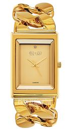 So & Co New York SoHo Żółte złoto/Stal w odcieniu złota 5094.2