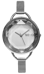 So & Co New York SoHo Srebrny/Stal Ø36 mm 5104.1