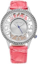 So & Co New York SoHo Srebrny/Skóra Ø41 mm 5206.2