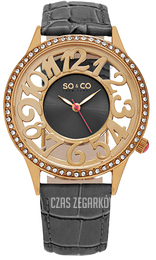 So & Co New York SoHo Szary/Skóra Ø41 mm 5206.4