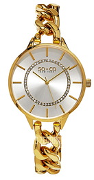 So & Co New York SoHo Studio Srebrny/Stal w odcieniu złota Ø40 mm 5225.3