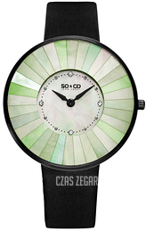 So & Co New York SoHo Zielony/Satyna Ø38 mm 5275.4