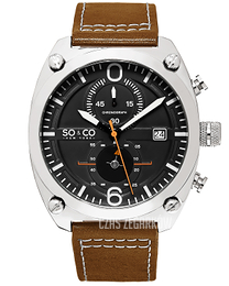 So & Co New York Monticello Czarny/Skóra 5285.1