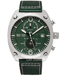 So & Co New York Monticello Zielony/Skóra 5285.3