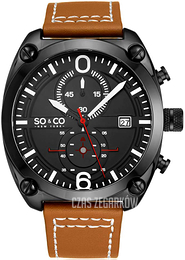 So & Co New York Tribeca Czarny/Skóra 5285.4